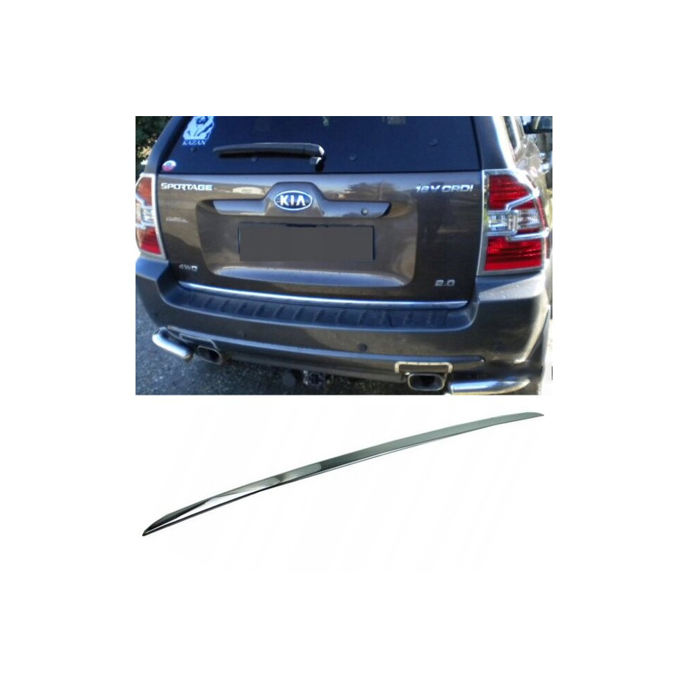 Kia Sportage Ii 04- Chrome Trunk Trim - Tailgate Accent - Premium Car Rear Detail - Shine Enhancer Tuning Klapa 4116725385134