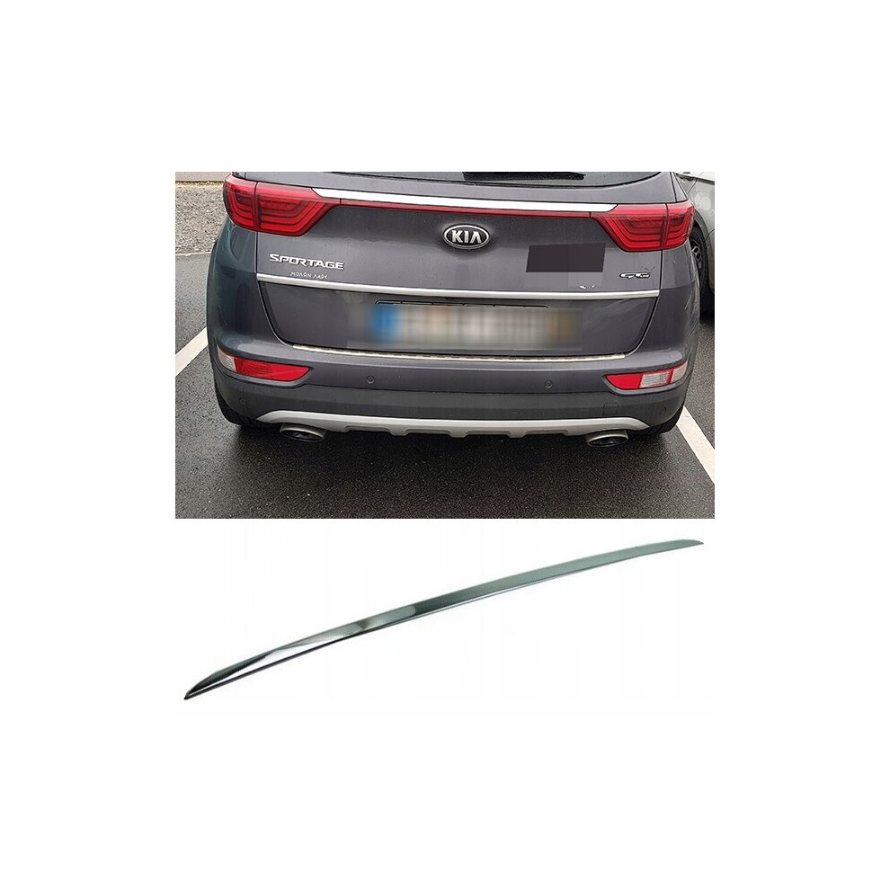 Kia Sportage Iv Ql - Chrome Trunk Trim - Tailgate Accent - Premium Car Rear Detail - Shine Enhancer 4115959580216