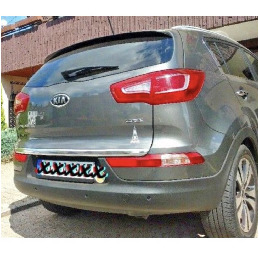 Kia Sportage Iii Chrome Trunk Trim - Tailgate Accent - Premium Car Rear Detail - Shine Enhancer . 4 4132740117192