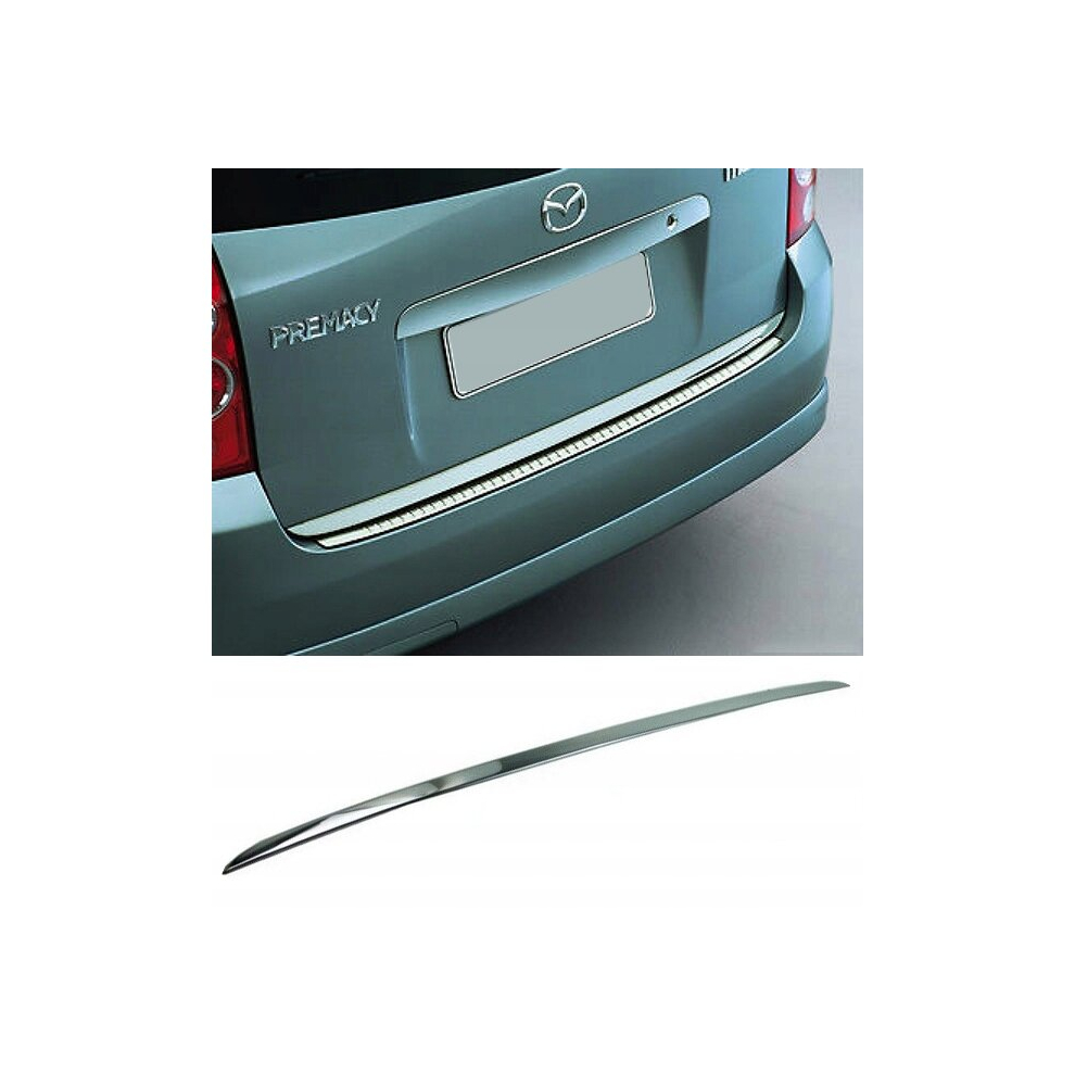Mazda Premacy I - Chrome Trunk Trim - Tailgate Accent - Premium Car Rear Detail - Shine Enhancer Tuning Na Klapä 4116197413557