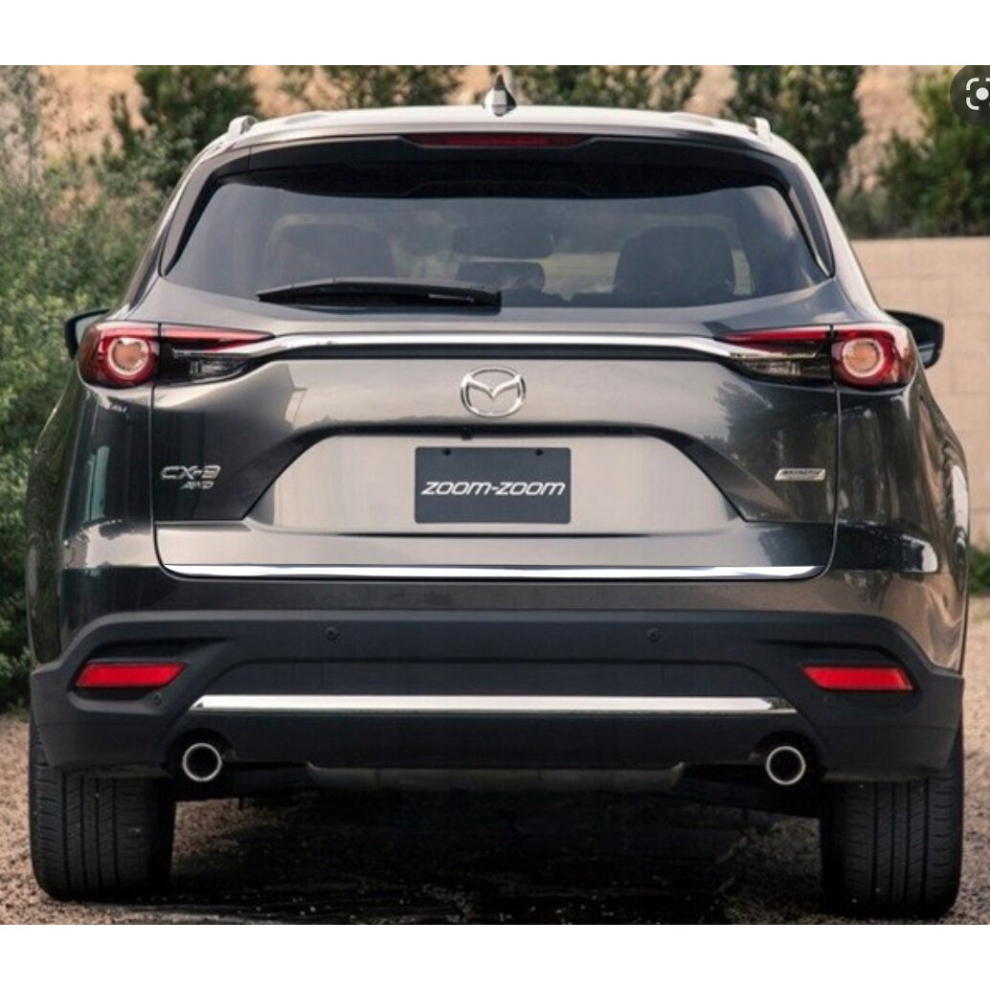 Mazda Cx-9 Ii 2016+ Chrome Trunk Trim - Tailgate Accent - Premium Car Rear Detail - Shine Enhancer 4096893412361