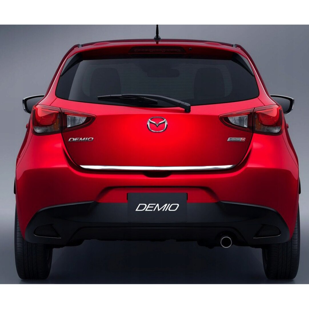 Mazda Demio - Chrome Trunk Trim - Tailgate Accent - Premium Car Rear Detail - Shine Enhancer 4086261574548