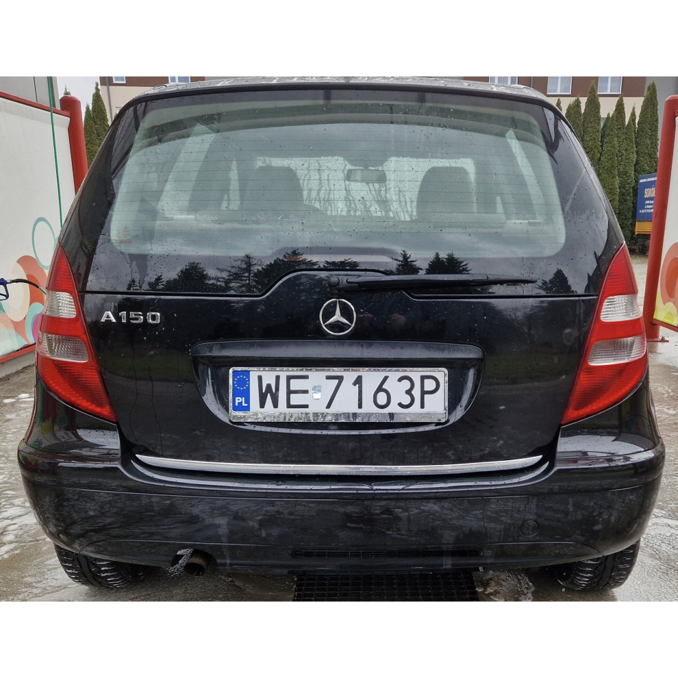 Mercedes A Klasa W169 Chrome Trunk Trim - Tailgate Accent - Premium Car Rear Detail - Shine Enhancer Tuning 4103043931839