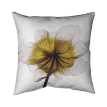 20 x 20 in. Beautiful Anemone Yellow Flower-Double Sided Print Indoor Pillow