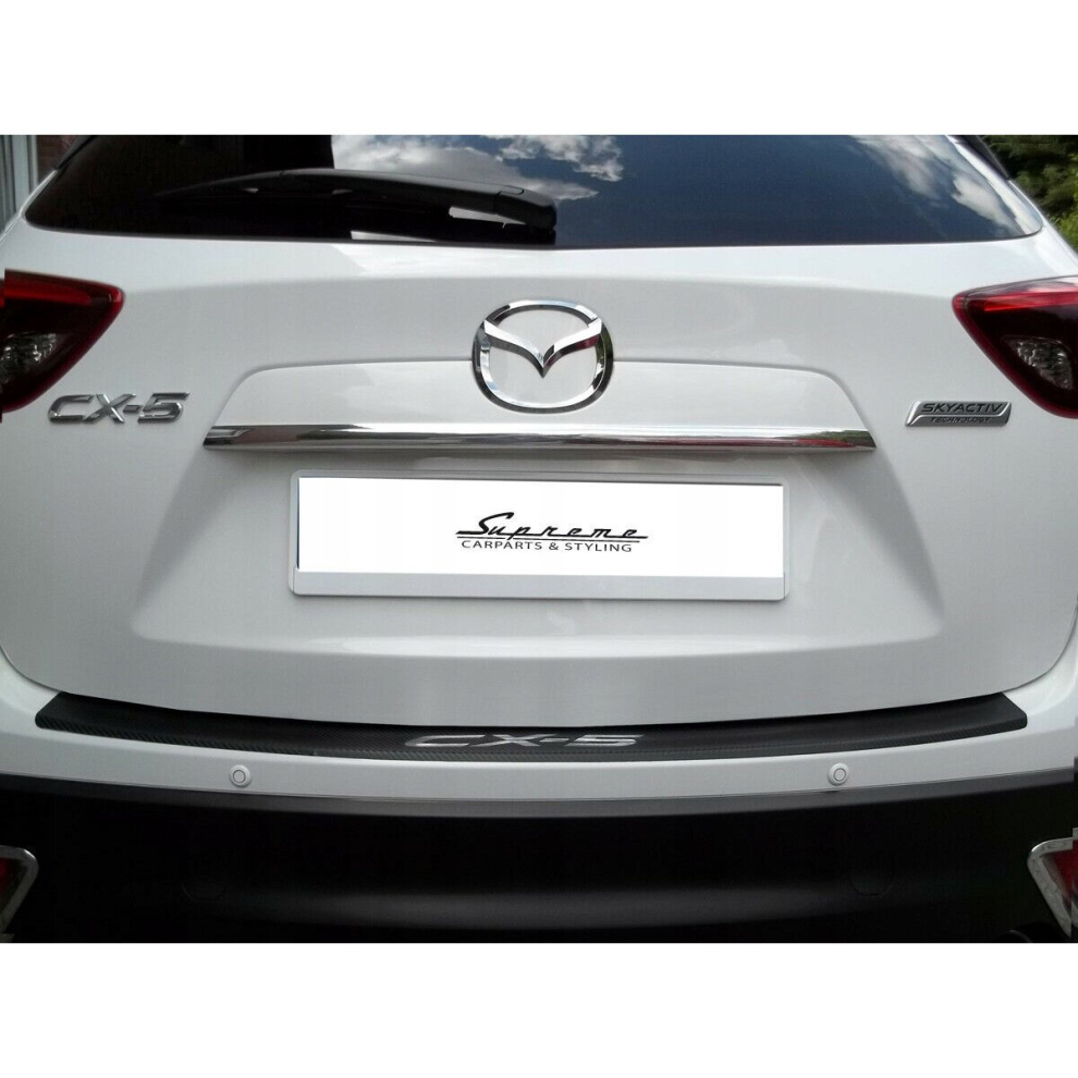 Mazda Cx-5 - Chrome Trunk Trim - Tailgate Accent - Premium Car Rear Detail - Shine Enhancer Nad Tablice 4108223373584