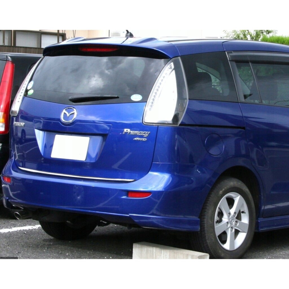 Mazda Premacy 2 - Chrome Trunk Trim - Tailgate Accent - Premium Car Rear Detail - Shine Enhancer 4091846077949