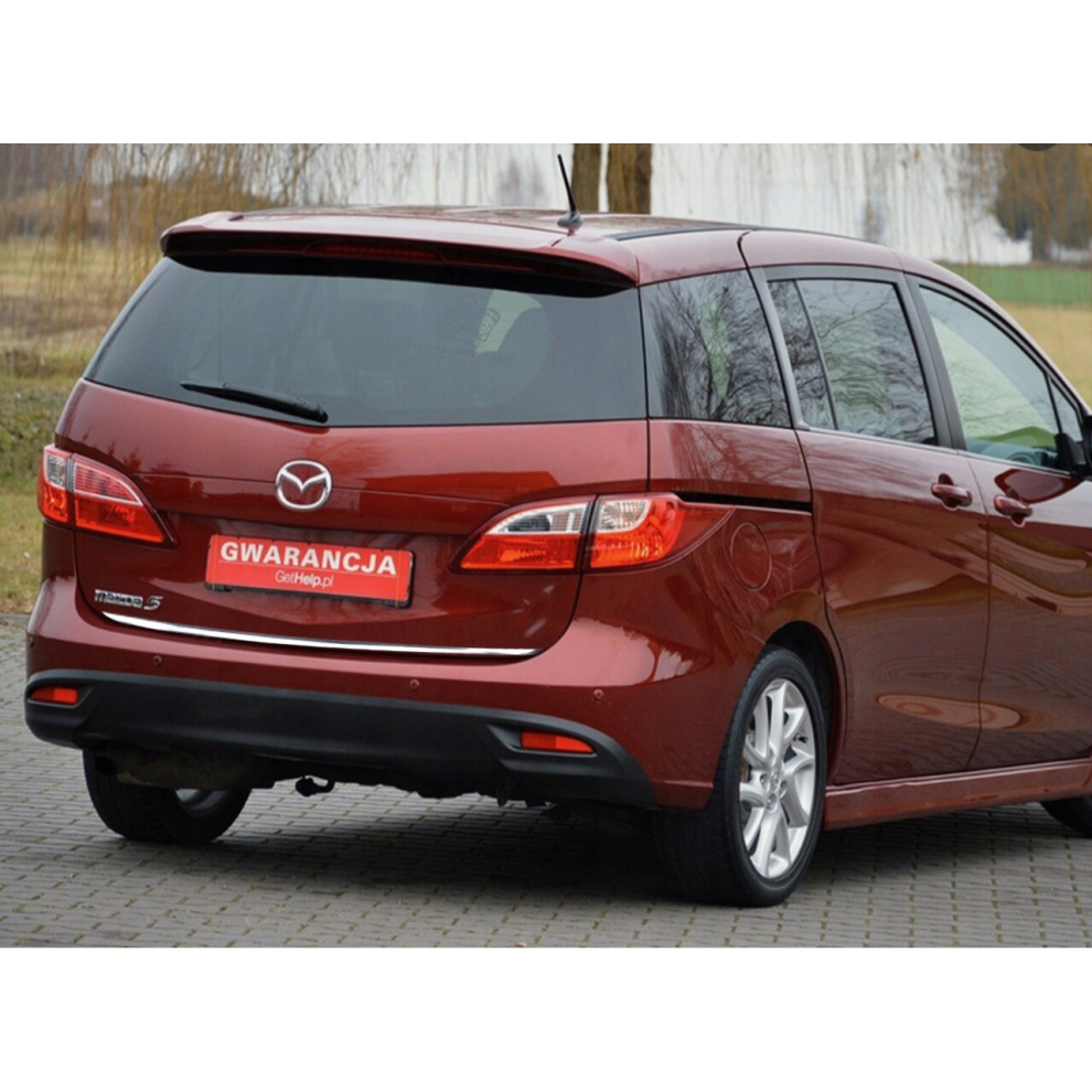 Mazda 5 I - Chrome Trunk Trim - Tailgate Accent - Premium Car Rear Detail - Shine Enhancer 4137898038610