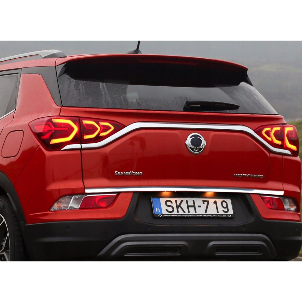 Ssangyong Korando Ii 2019+ Chrome Trunk Trim - Tailgate Accent - Premium Car Rear Detail - Shine Enhancer 4138340047815