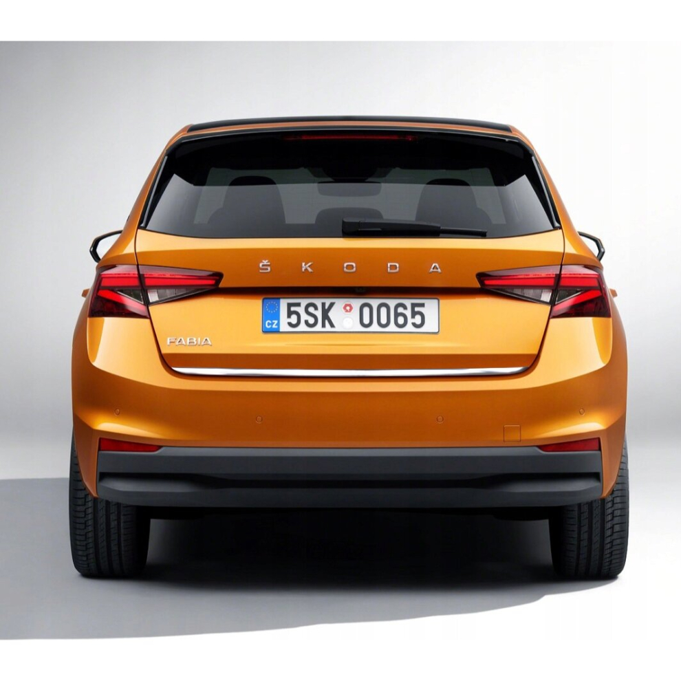 Skoda Fabia Iv Hb - Chrome Trunk Trim - Tailgate Accent - Premium Car Rear Detail - Shine Enhancer 4089135918448