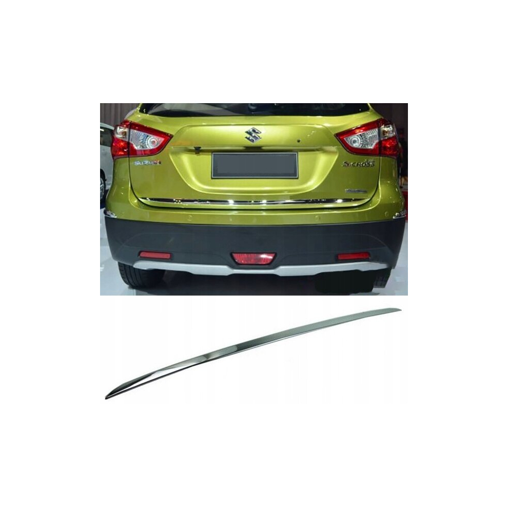 Suzuki Sx4 S-Cross - Chrome Trunk Trim - Tailgate Accent - Premium Car Rear Detail - Shine Enhancer 4136997110975