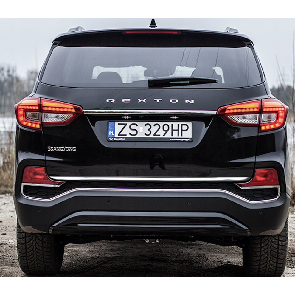 Ssangyong Rexton 2017+ Chrome Trunk Trim - Tailgate Accent - Premium Car Rear Detail - Shine Enhancer 4131764631134