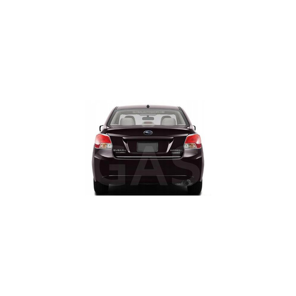 Subaru Impreza 12-16 - Chrome Trunk Trim - Tailgate Accent - Premium Car Rear Detail - Shine Enhancer 4103743969453