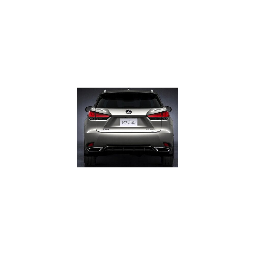 Lexus Rx450h 2015+ Chrome Trunk Trim - Tailgate Accent - Premium Car Rear Detail - Shine Enhancer Tuning Klapa 4107949498021