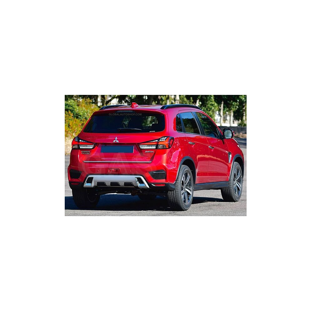 Mitsubishi Asx Iii - Chrome Trunk Trim - Tailgate Accent - Premium Car Rear Detail - Shine Enhancer Tuning 4129578834353