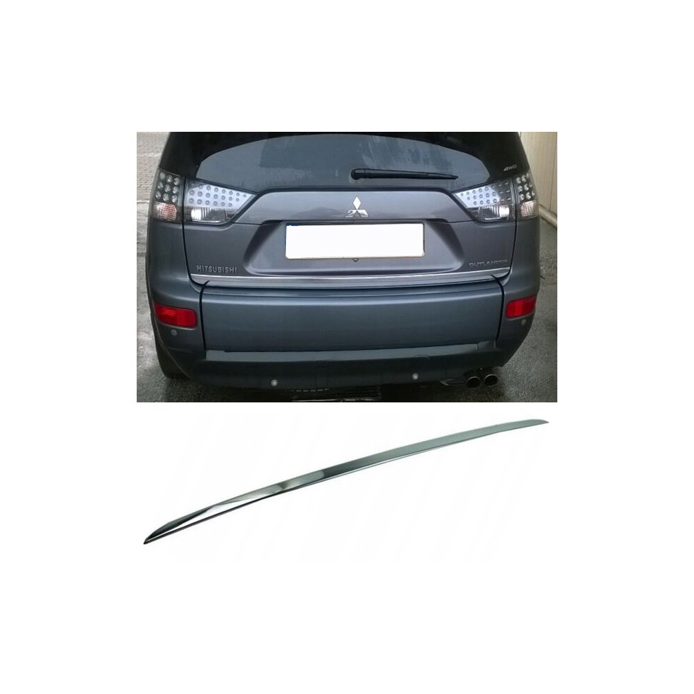Mitsubishi Outlander Ii - Chrome Trunk Trim - Tailgate Accent - Premium Car Rear Detail - Shine Enhancer 4 4095979748974