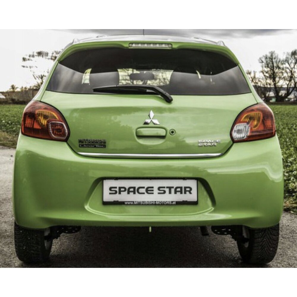Mitsubishi Space Star 2012+ Chrome Trunk Trim - Tailgate Accent - Premium Car Rear Detail - Shine Enhancer 4133062953642