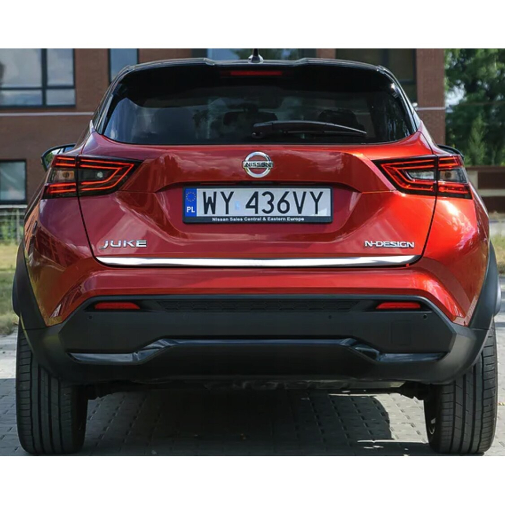 Nissan Juke Ii 2019+ Chrome Trunk Trim - Tailgate Accent - Premium Car Rear Detail - Shine Enhancer Tuning 4119392308918