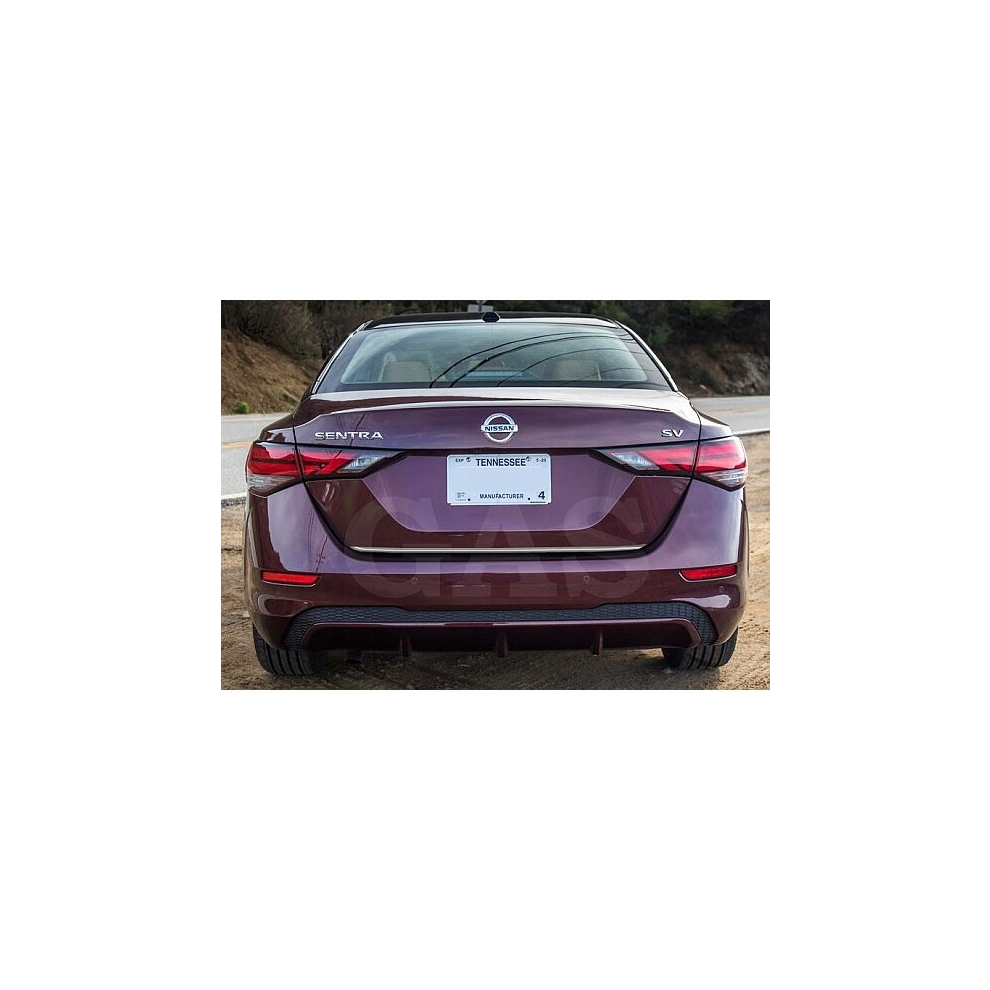 Nissan Sentra 2020+ Chrome Trunk Trim - Tailgate Accent - Premium Car Rear Detail - Shine Enhancer 4101851723929