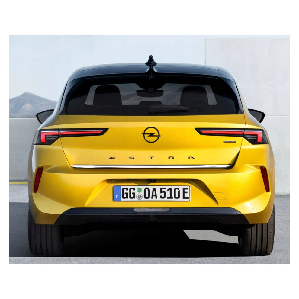 Opel Astra Vi Hb L 2021+ Chrome Trunk Trim - Tailgate Accent - Premium Car Rear Detail - Shine Enhancer 4085678183022