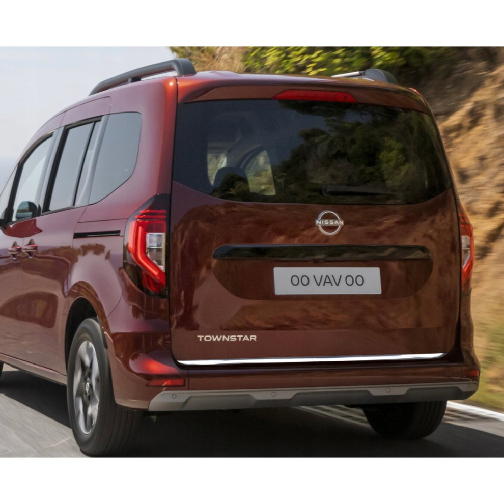 Nissan Townstar - Chrome Trunk Trim - Tailgate Accent - Premium Car Rear Detail - Shine Enhancer . 4132249870031