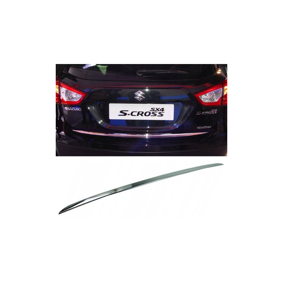 Suzuki Sx4 S-Cross - Chrome Trunk Trim - Tailgate Accent - Premium Car Rear Detail - Shine Enhancer 4133466120893