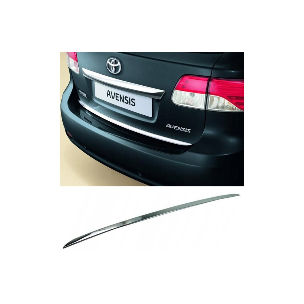 Toyota Avensis Iii T27 Saloon - Chrome Trunk Trim - Tailgate Accent - Premium Car Rear Detail - Shine Enhancer Tuning 4105950211387