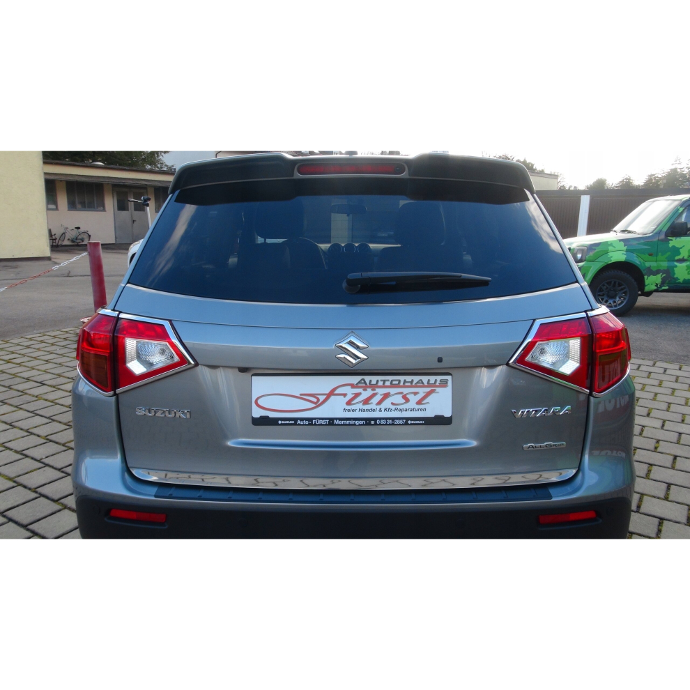 Suzuki Vitara 15- Chrome Trunk Trim - Tailgate Accent - Premium Car Rear Detail - Shine Enhancer 4 4114201458297
