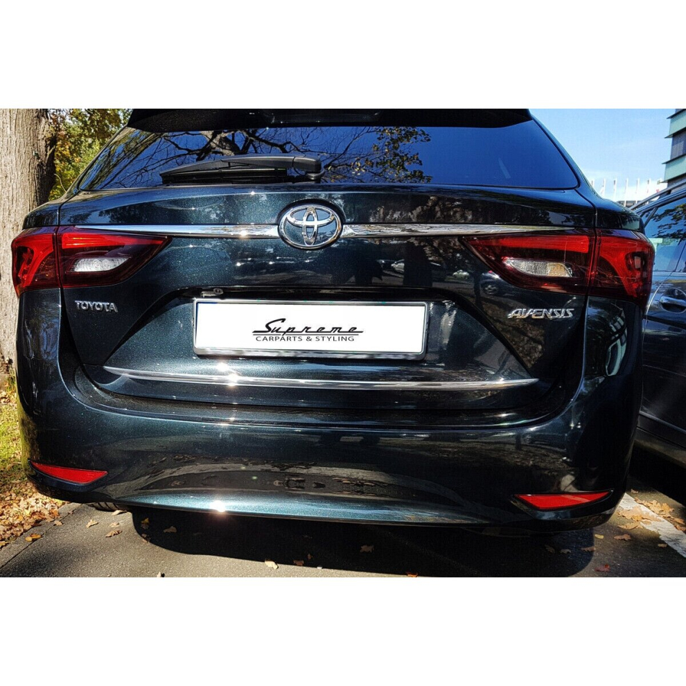 Toyota Avensis T28 - Chrome Trunk Trim - Tailgate Accent - Premium Car Rear Detail - Shine Enhancer Tuning New 4150453822721