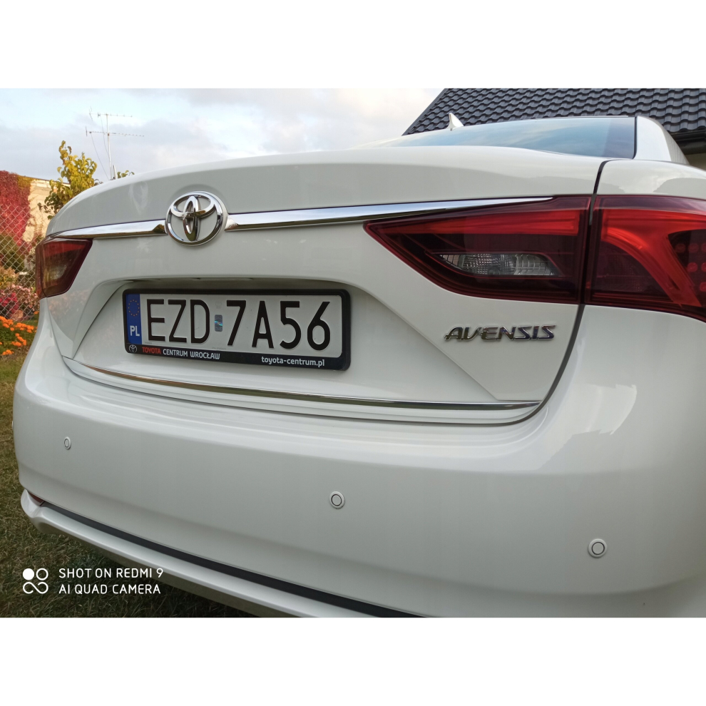 Toyota Avensis Iii Fl T27 T28 - Chrome Trunk Trim - Tailgate Accent - Premium Car Rear Detail - Shine Enhancer Tuning 4098506211484