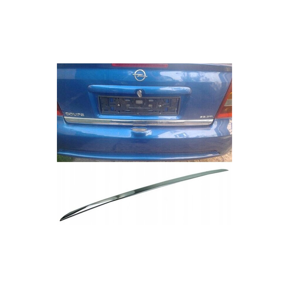 Opel ASTRA MK IV G HB Saloon - Chrome Trunk Trim - Tailgate Accent - Premium Car Rear Detail - Shine Enhancer Tuning