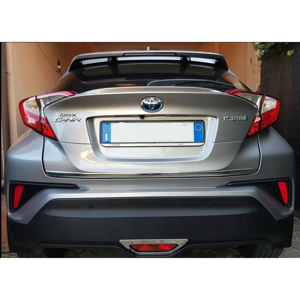 Toyota C-Hr - Chrome Trunk Trim - Tailgate Accent - Premium Car Rear Detail - Shine Enhancer Chromowana 4105323024033