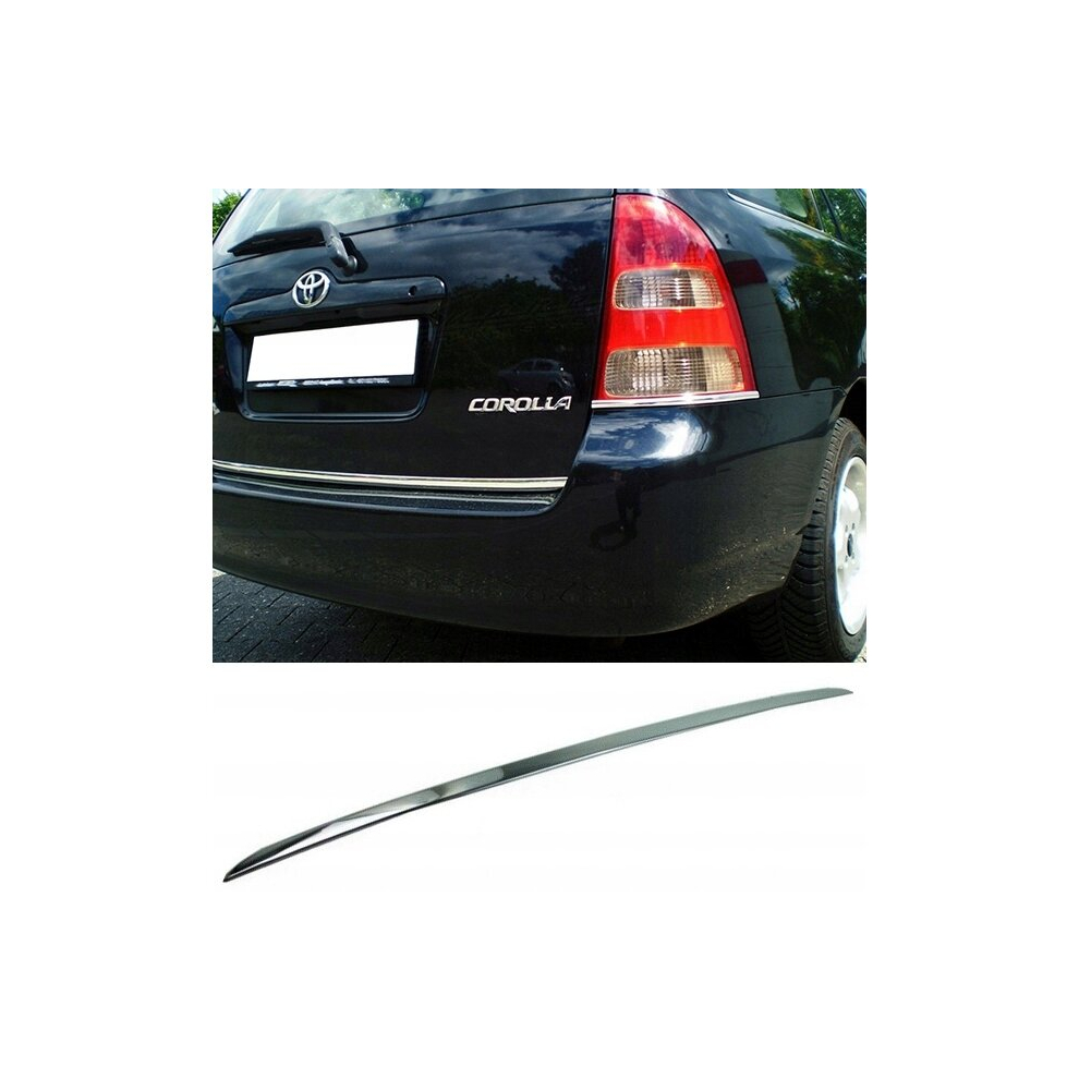Toyota Corolla E12 Estate - Chrome Trunk Trim - Tailgate Accent - Premium Car Rear Detail - Shine Enhancer 4119835771828