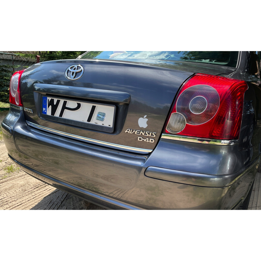 Toyota Avensis T25 Saloon - Chrome Trunk Trim - Tailgate Accent - Premium Car Rear Detail - Shine Enhancer 4139555312699