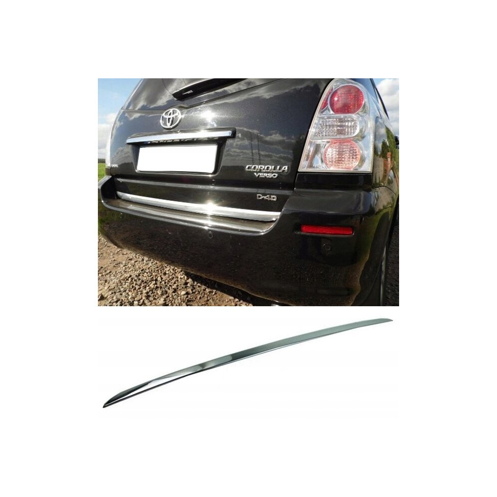 Toyota Corolla Verso Ii 04- Chrome Trunk Trim - Tailgate Accent - Premium Car Rear Detail - Shine Enhancer 4110304860302