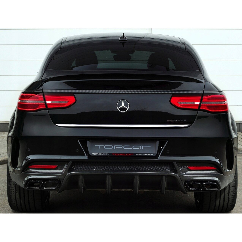 Mercedes Gle Coupe C292 15-19 Chrome Trunk Trim - Tailgate Accent - Premium Car Rear Detail - Shine Enhancer 4130574322034