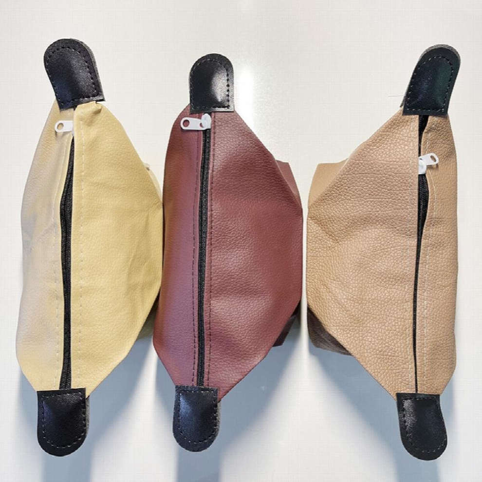 Multicoloured Pu Leather Dumpling Cosmetic Bag Portable Storage Makeup Bag Clutch Pouch Purse Liner Bag