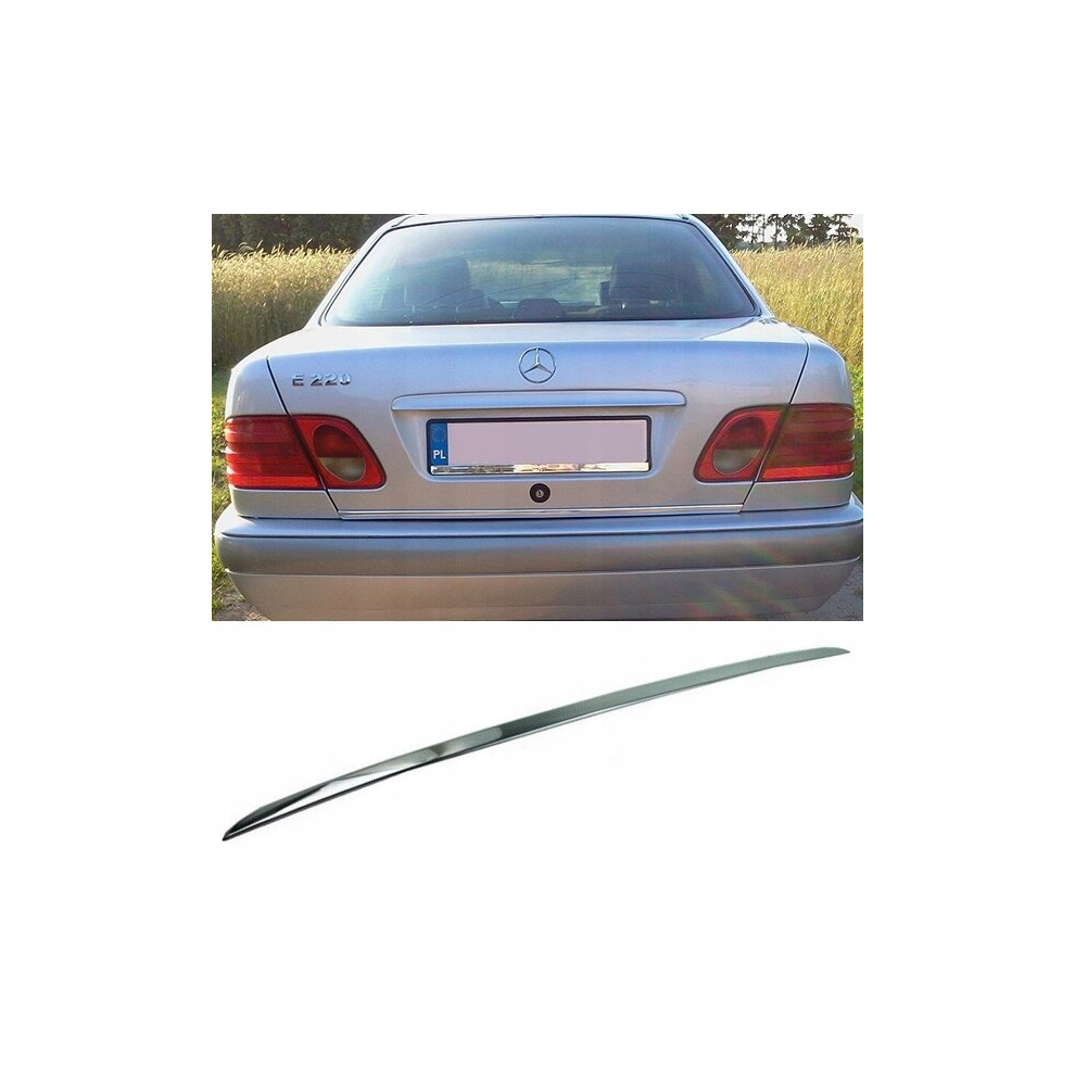 Mercedes E Klasa W210 Saloon Chrome Trunk Trim - Tailgate Accent - Premium Car Rear Detail - Shine Enhancer 4101318420347