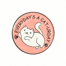 Cartoon Cat Paw Brooch Enamel Alloy Lapel Pin for Clothing Backpacks and More