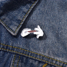 1pc Cartoon Hands Enamel Brooch Pin Creative Clothing and Backpack Accessory for Kids and Friends