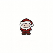 1pc Santa Claus Brooch Festive Christmas Series Pin for Backpacks Clothing and