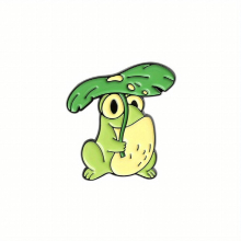 Enamel Painted Frog Brooch Adorable Student Jewelry and Clothing Accessory