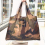 Large Capacity Camouflage Pattern Bag Lightweight Foldable Shopper Bag Versatile Storage Bag 6