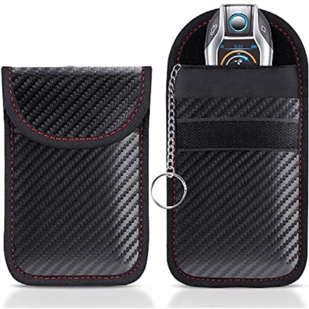 Pouch For Car Keys 2 Packs Signal Blocking Car Key Pouch Car Keys Case Rfid Blocking Anti Theft Bag For Car Security Black 885675285941