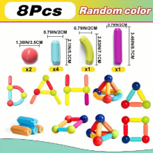 Magnetic Building Blocks Montessori Educational Toys for Kids Perfect Gift for Creative Minds Halloween Thanksgiving Christmas