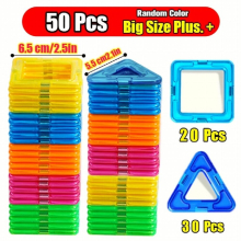 Magnetic Building Blocks Big Size And Mini Size DIY Magnets Toys For Kids Construction Set For Children Toys Christmas Halloween Thanksgiving Gift