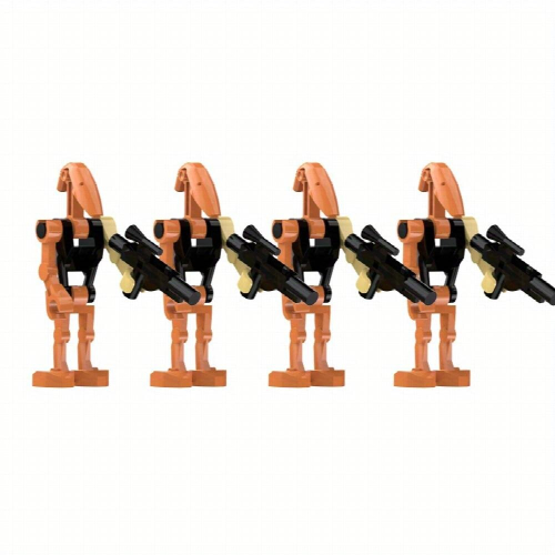4pcs Combat Robot Military Modeling Kits