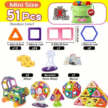 Mini Size Magnetic Building Blocks Accessories Magnet Educational Constructor Childrens Toys Halloween Thanksgiving Christmas