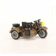 1pc Military Motorcycle Model Building Blocks Figures Accessories Toys Gift For Kids