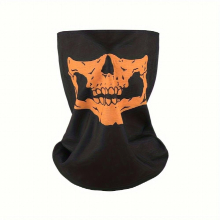 1pc Mens Seamless functional Magic Bandana Cycling Mask Warm Apron Halloween Props Skull Head Scarf