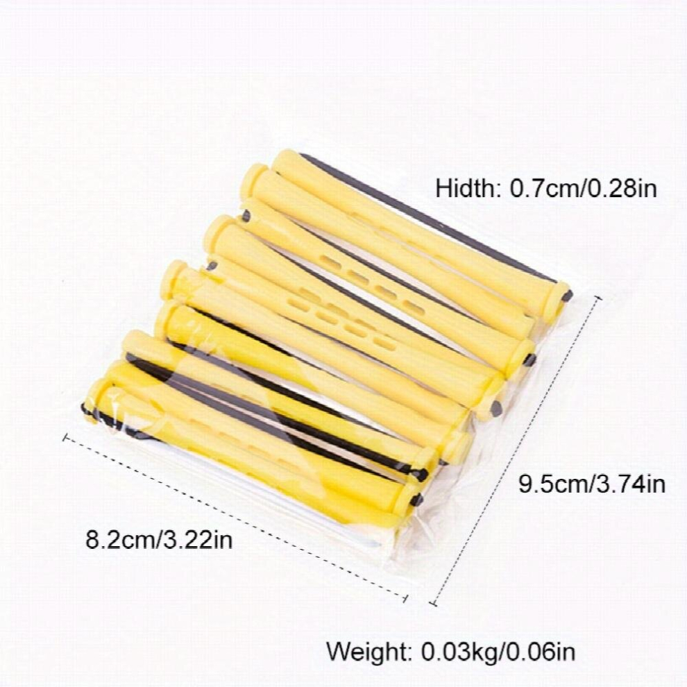 10 Pieces Hair Perm Rods Plastic Cold Wave Rods Hair Curling Roller Hair Styling Hairdressing Tools